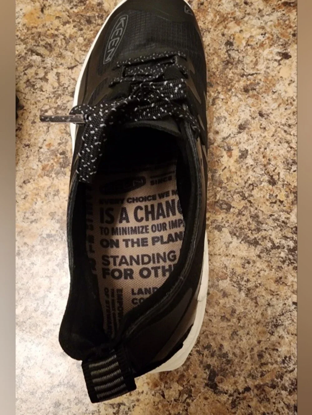 KEEN Black Athletic Trail Sneakers Lace Up Outdoor Shoes